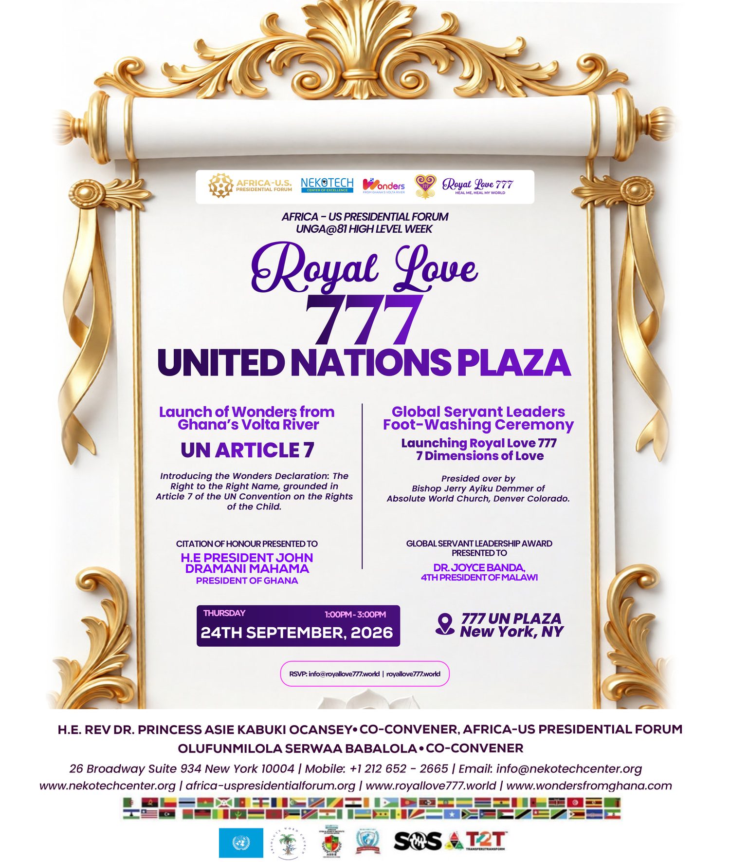Royal Love 777 at 777 UN Plaza — invitation