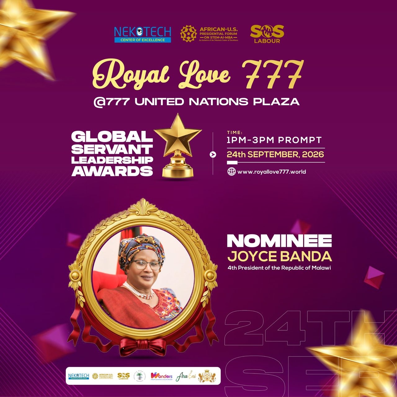 Global Servant Leadership Awards — Nominee Dr. Joyce Banda